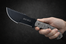 "Stay Wild" Special Edition Georgian Blades Shadowback Tracker – 12 inch Full Tang Tactical Survival Knife
