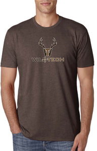 Wild Tech Men's Premium Fitted Short Sleeve Crew T-Shirt