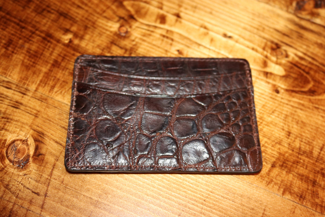 Alligator Skin- Business Card Wallet