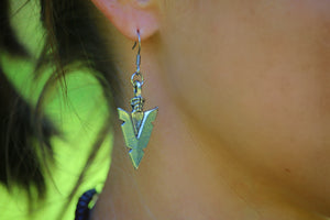 Arrowhead Pendant Earrings