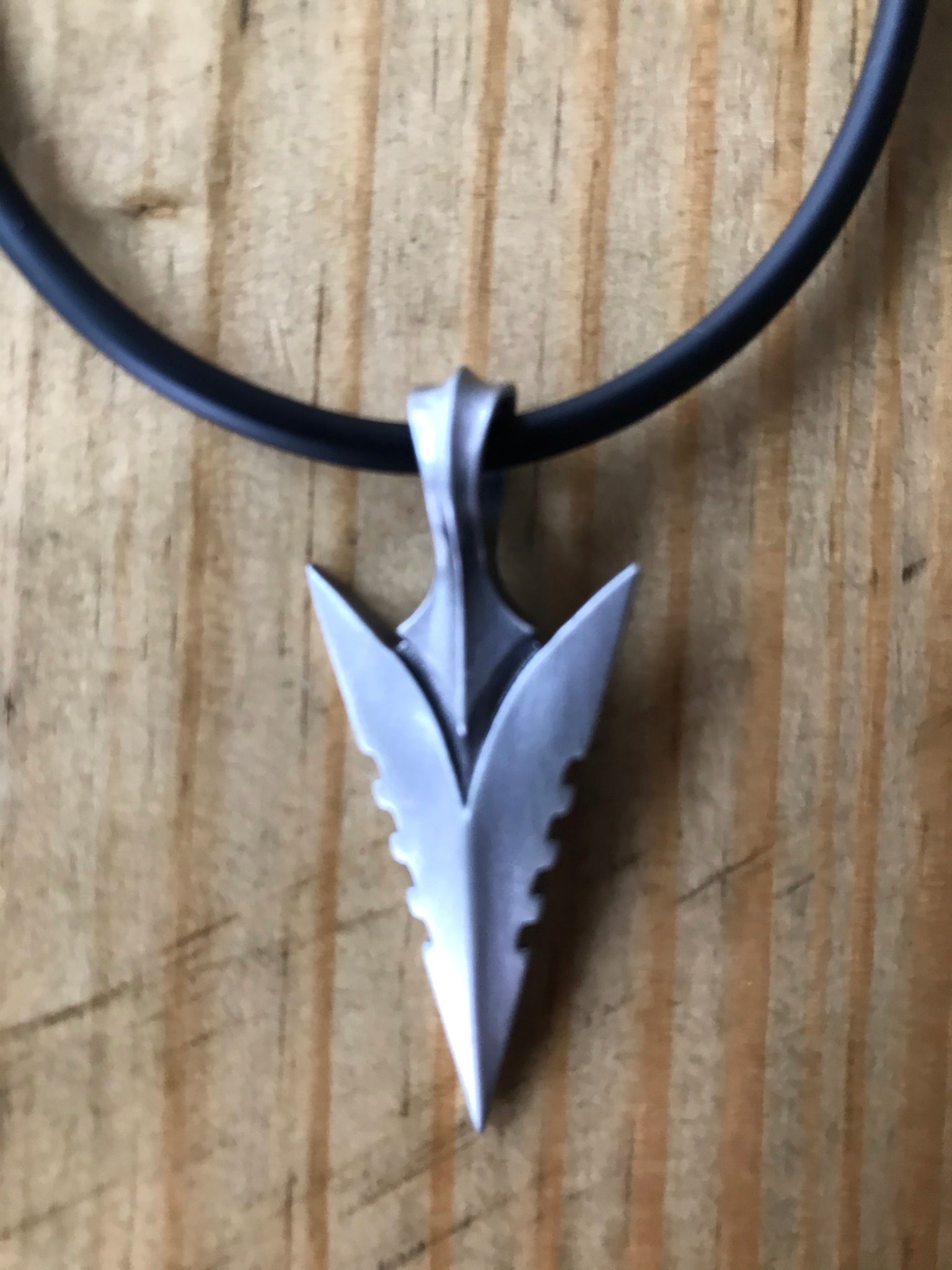 EXCLUSIVE SALE*, Arrowhead Pendant on Adjustable Black Rope Necklace  (Antique Silver) - Necklaces - Columbus, Ohio, Facebook Marketplace